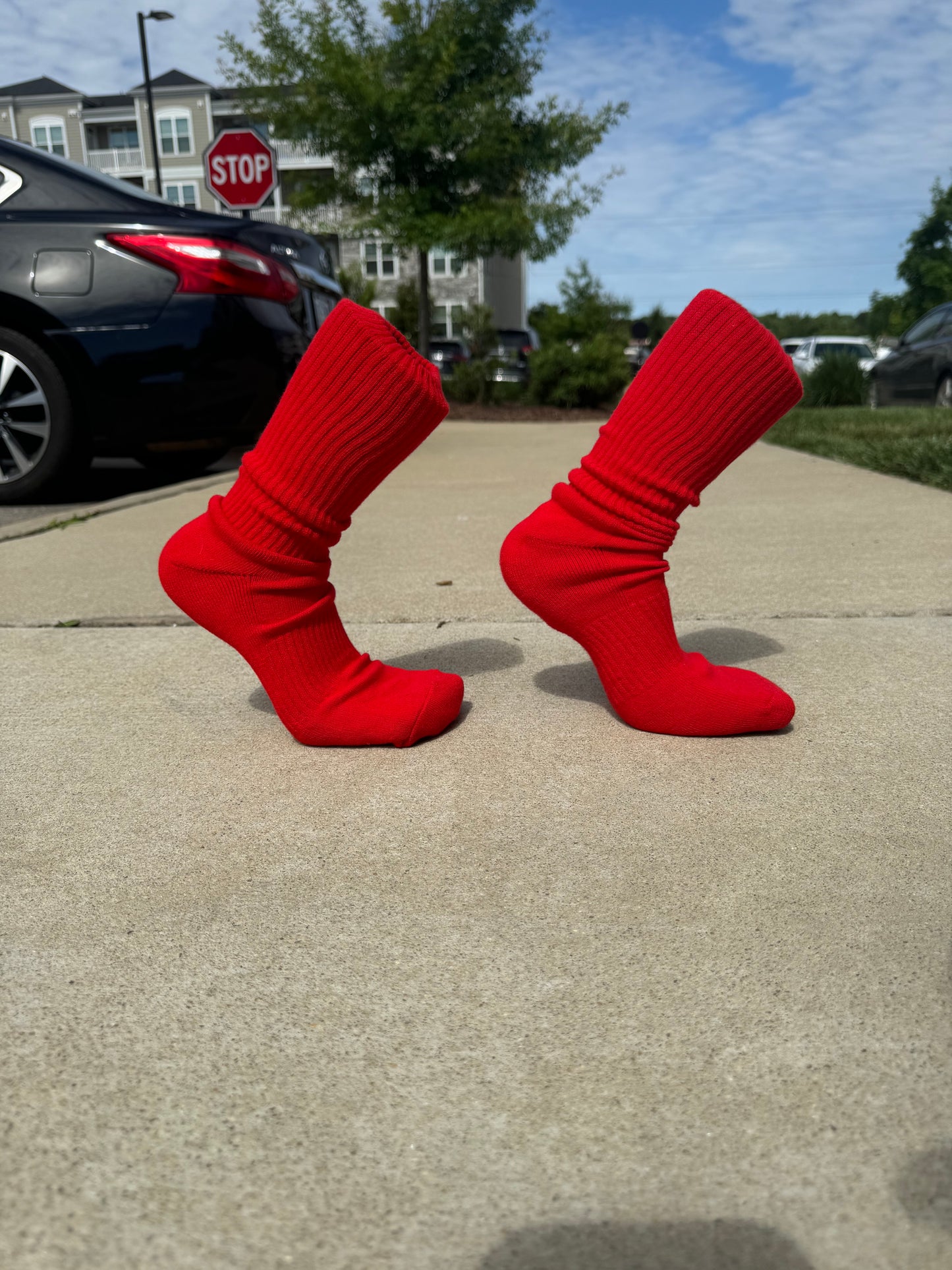 Red Crew Socks (2 Pack)