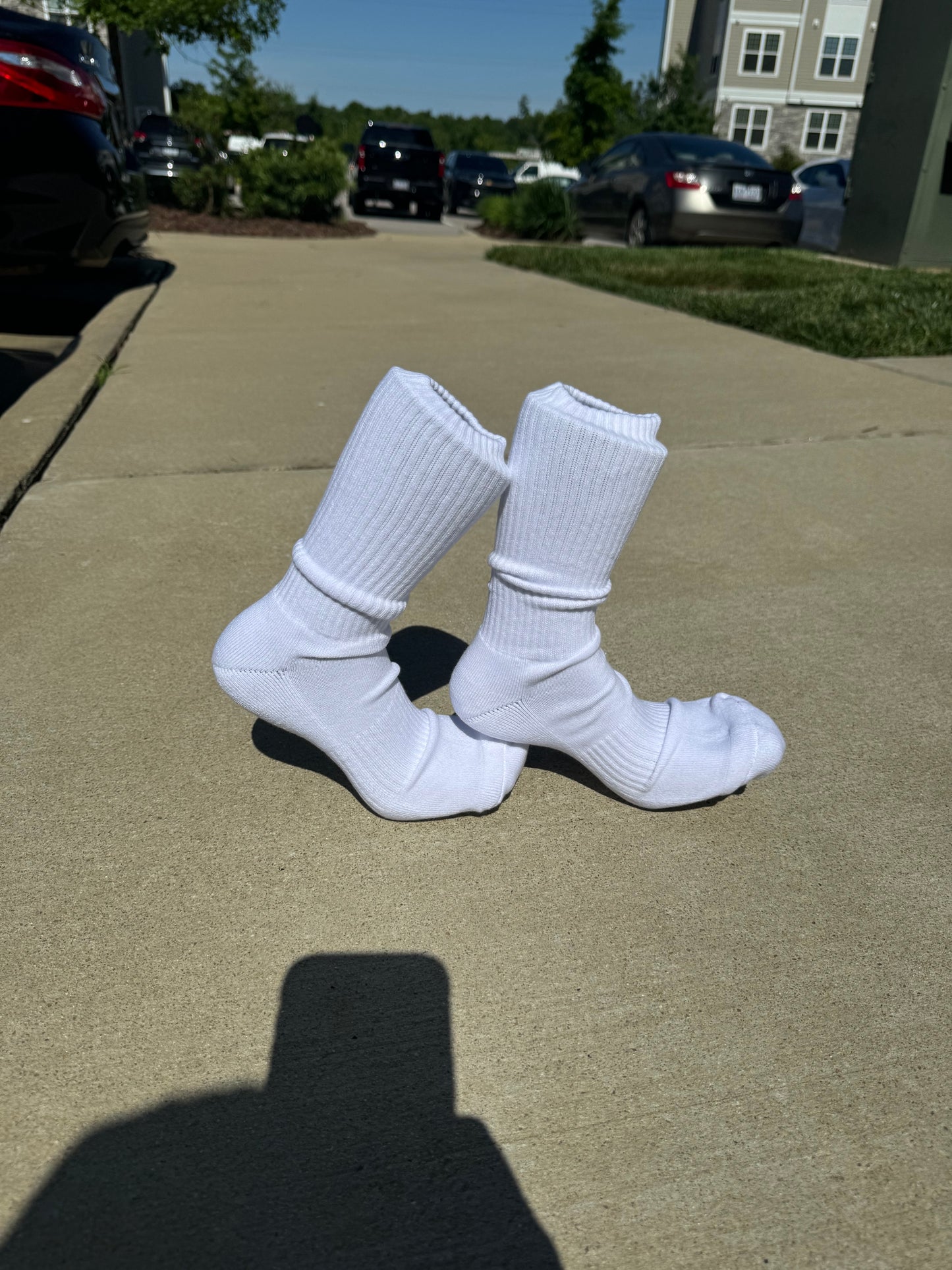 White Crew Socks (6 Pack)
