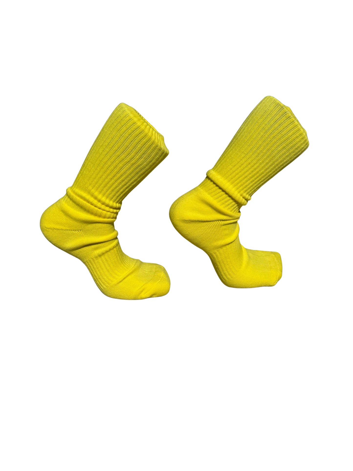 Yellow Crew Socks (2 Pack)